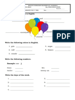 Vocabulary Diagnostic Test PDF