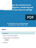45 Technologies For Cervical Cancer Detection Diagnosis Monitoring and Treatment in RLS