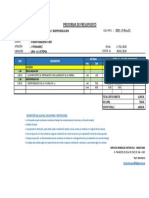 Proforma - Independizacion y Fabrica