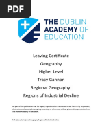 Regional Geography - Region of Industrial Decline