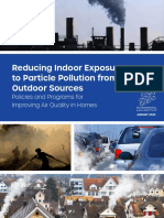 Reducing Indoor Exposure To Particle Pollution From Outdoor Sources: Policies and Programs For Improving Air Quality in Homes