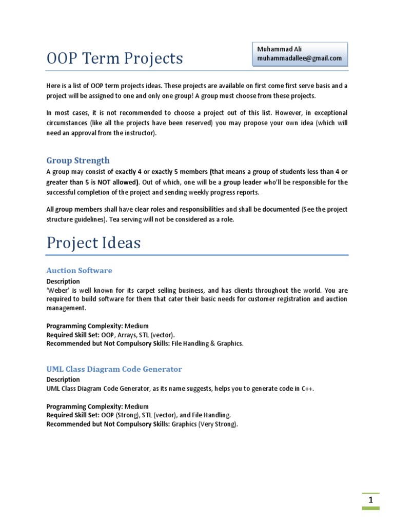oop-project-ideas-pdf-pdf-graphics-computer-programming