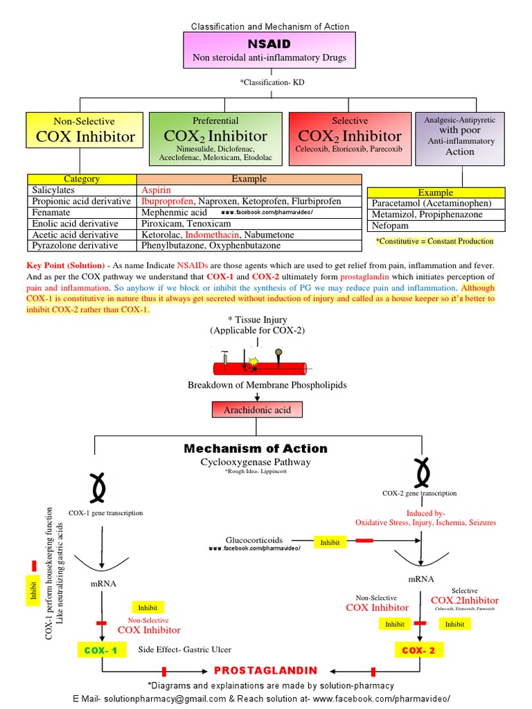 NSAID | Download Free PDF | Nonsteroidal Anti Inflammatory Drug | Pain ...