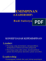 KEPEMIMPINAN (LEADERSHIP) Budi Sulistyo