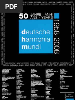 Deutsche Harmonia Mundi PDF | PDF