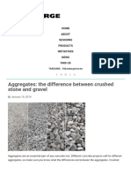 Aggregates - The Difference Between Crushed Stone and Gravel