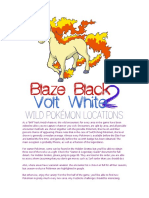 Pokemon Volt White 2 Wild List