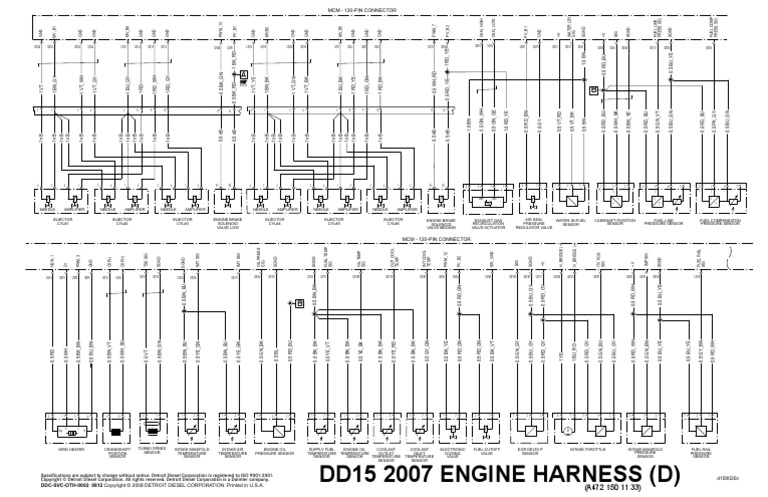 DD15_Engine_Harness.pdf | Fuel Injection | Technology & Engineering