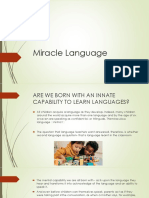 Miracle Languageluis Paz