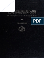 Melanchthon and Patristic Thought The Doctrines of Christ and G PDF