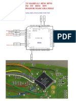 GOL G2 MARELLI SEM RPM COM OU SEM EPC - DIAGRAMA PARA SOLDAGEM DOS FIOS DO PROCESSADOR MASCARA 3D33J