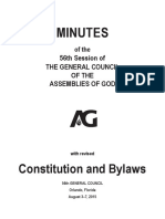 GCM 08 2015 Constitution and Bylaws With Minutes and Index PDF