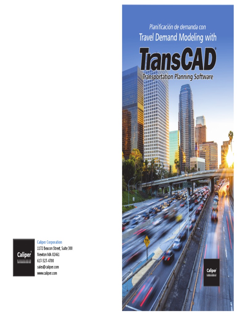 TransCAD: Software de Modelación de Demanda | PDF | Sistema de ...