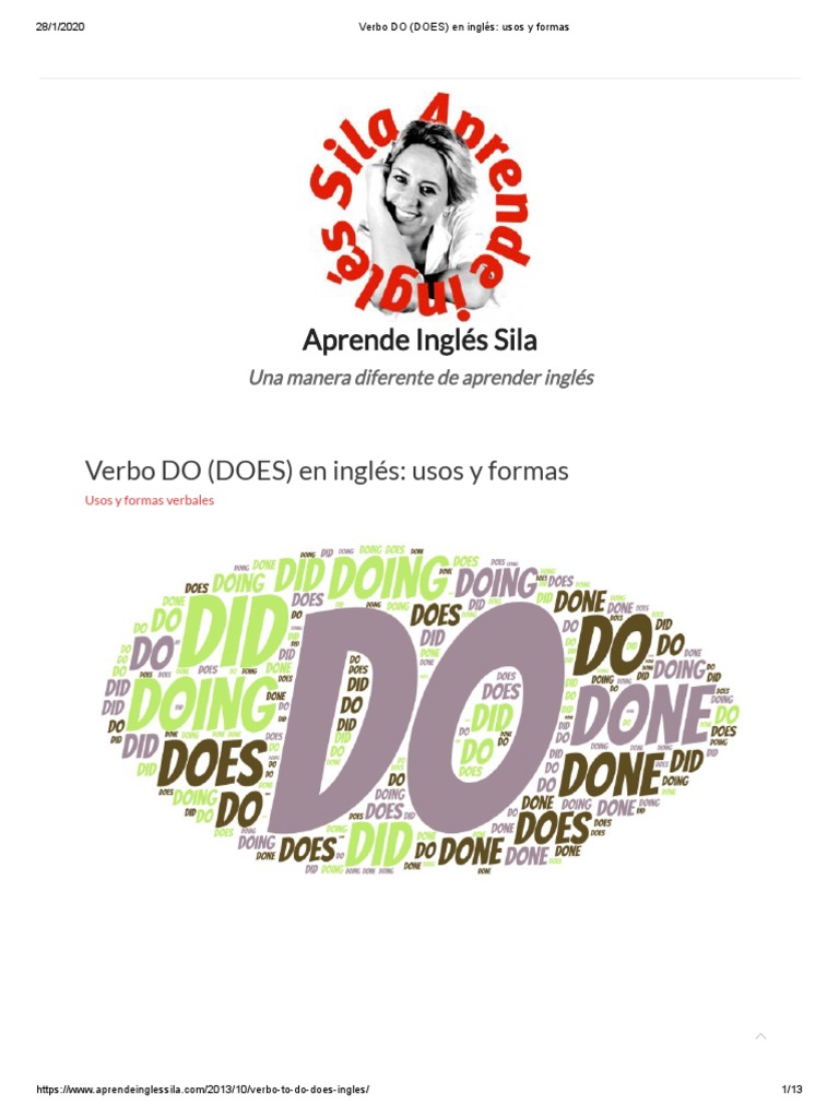 Verbo DO (DOES) en Inglés - Usos y Formas | PDF | Verbo | Idioma en Inglés