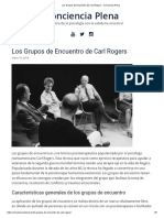 Los Grupos de Encuentro de Carl Rogers - Conciencia Plena PDF