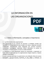 LA INFORMACION EN LAS ORGANIZACIONES - PPSX