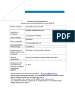 Formato de inscripcioìn para el Congreso CDIJUM