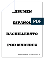Resumen Español Bachillerato
