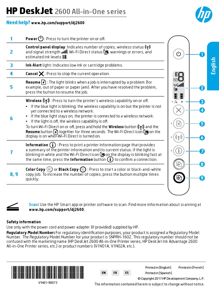 hp deskjet 2600 all in one series ink cartridges