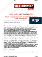 Risk Analysis Techniques PDF
