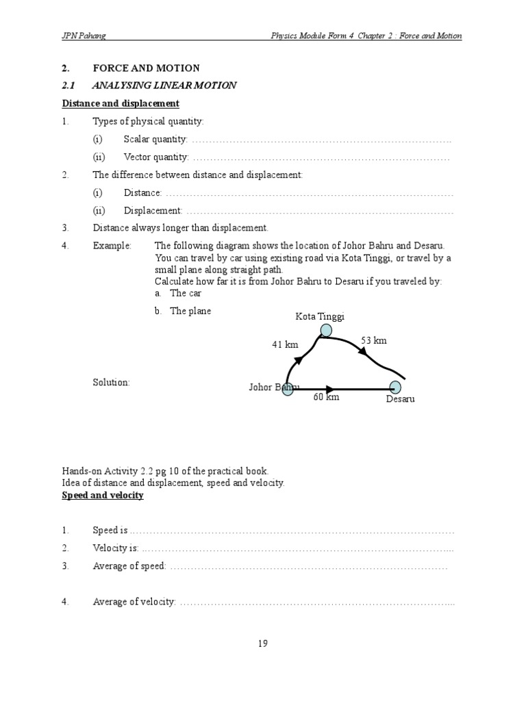 Physics Module: Force & Motion | PDF | Gravity | Acceleration