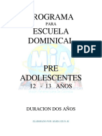 12 A 13 Años Pre - Adolescentes 2 PDF