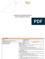 BIOLOGIAI - Sugerencia de Secuencia Didactica PDF