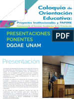 Coloquio Orientacion Educativa 2019