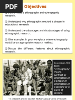 Ethnographic Interview Questions Guide | PDF | Ethnography ...