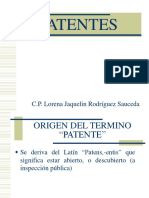 Patentes: Origen, Conceptos y Requisitos