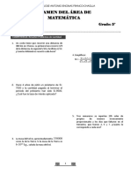 examen recuepracion matematica 5ª