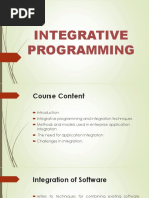 INTEGRATIVE PROGRAMMING Lesson1