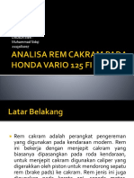 Analisa Rem Cakram Pada Honda Vario 125 Fi