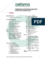 Especialización en Derecho Mercantil