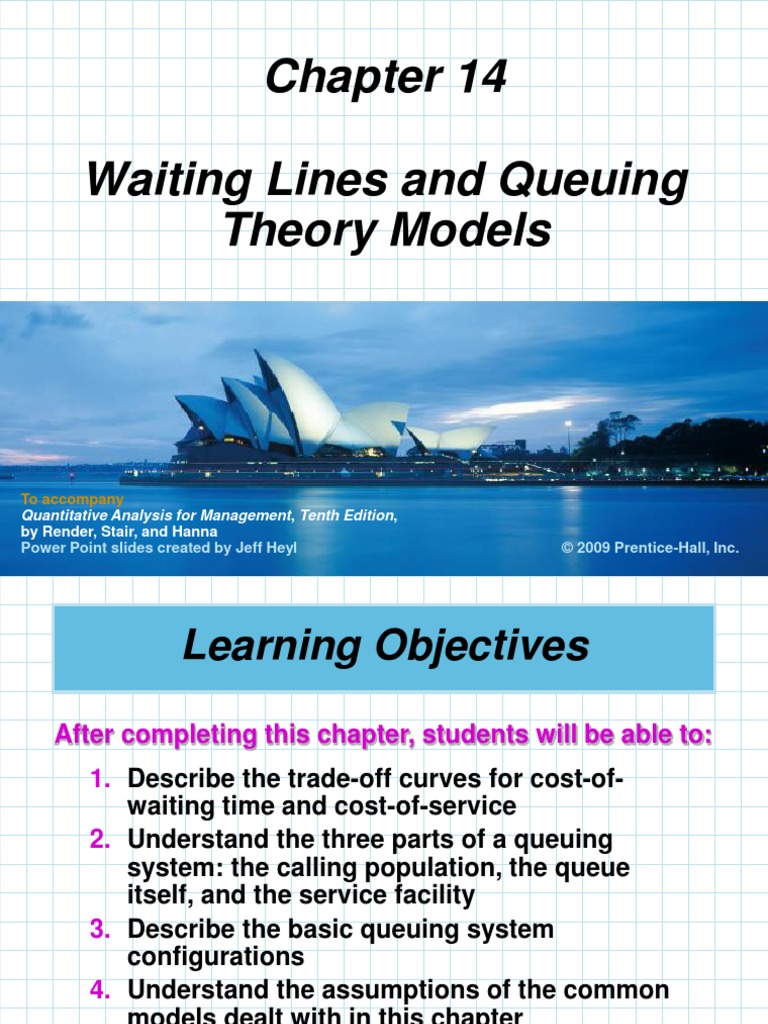 14 - Waiting Lines & Queuing | PDF | Applied Mathematics | Teaching ...