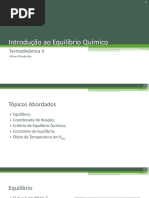 Introdução ao Equilíbrio Químico