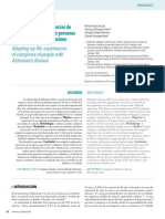 Adaptando Mi Vida Vivencias de Cuidadores Familiares de Personas Con Enfermedad de Alzheimer