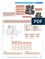 Comeval Forged Steel Check Valve Class 800 PDF