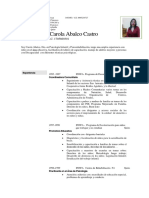 Curriculum Carol Abalco