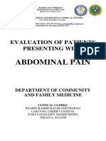 RCH Guidelines: Pediatric Abdominal Pain | PDF | Pain | Constipation