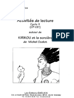 Activites de lecture autour de Kirikou et la sorciere - Cycle II (CP-CE1)