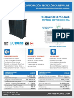 FT Regulador Electromecánico de 630kVA