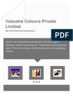 Vasudha Colours Private Limited