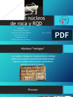 Toma de Núcleos de Roca y RQD