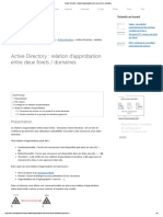 Active Directory _ relation d'approbation entre deux forets _ domaines