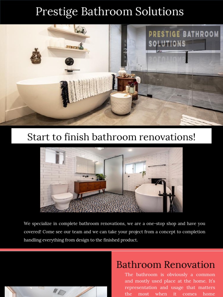 Prestige Bathroom Solutions PDF