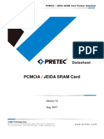 PCMCIA SRAM Card Datasheet