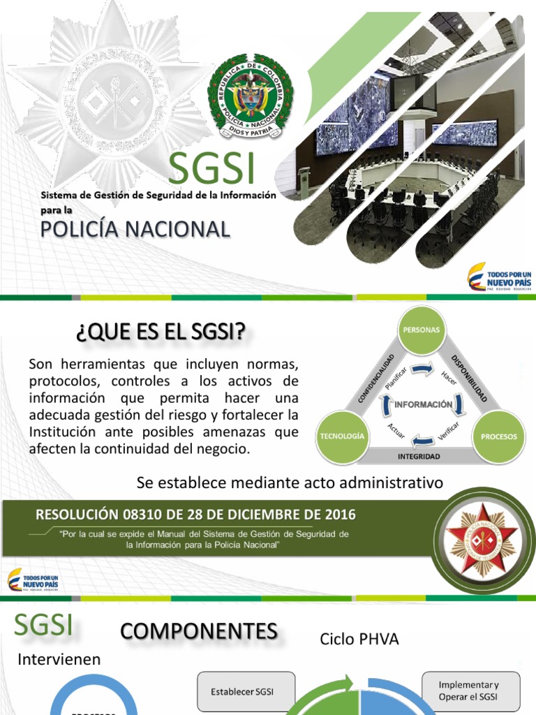 18 Presentación Sgsi Inducción Pdf La Seguridad Informática