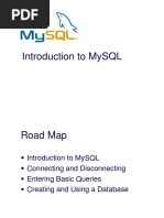 Intro To MySQL