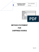 PMT-MS-018 Rev.00 - Method of Statement For Chpping and Coring Wworks